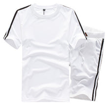 Men T Shirts Shorts Men's Casual Slim Fit Large Size Suits Sportswear Set Trousers Hombre Outwear SM6