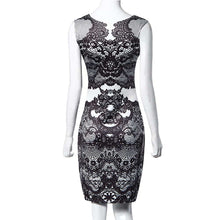 2016 New Spring Summer Women Dresses Elegant Slim Dress Package Hip Vestidos Sexy Floral Printed Dress Sexy Bodycon Dress SM6