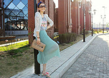 2016 New Spring Summer Women Lace Blusas LongSleeve V-neck Ladies Blouses Casual Chiffon Shirts Blouses Tops Camisas Femininas SM6