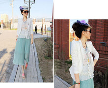 2016 New Spring Summer Women Lace Blusas LongSleeve V-neck Ladies Blouses Casual Chiffon Shirts Blouses Tops Camisas Femininas SM6