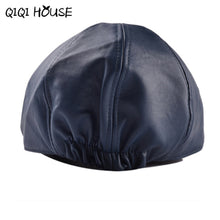 2016 New Summer Men Women Vintage Beret Newsboy Flat Cabbie Causal Driving Hats Artificial Leather Cap sunbonnet#3546 SM6