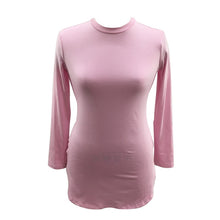 New Women Long Sleeve Bodycon Side Slit T Shirt Party Mini Dress Evening Party Lady SM6