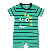 Newborn Baby Cotton Boy Girls Totoro Striped Rompers One-piece Jumpsuits Infant Clothing 0-24Months SM6