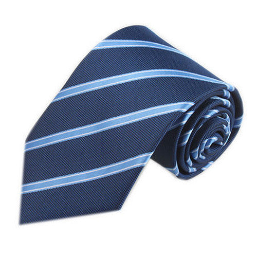 Newest Classic Stripes Skinny Jacquard Woven Silk Men's Tie Necktie Wedding Party P16 SM6