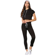 Rompers  Slim Jumpsuit Long Pants With Hooded Elastic Waistband Two Piece Jumpsuit Slim White Jumpsuit For Wo SM6