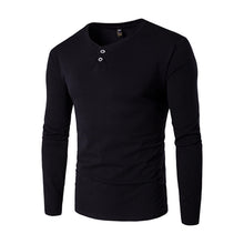 Round Neck T Shirts Camisa Masculina Men's Casual Slim Fit Long Sleeved Large Size T Shirts Menswear Hombre SM6