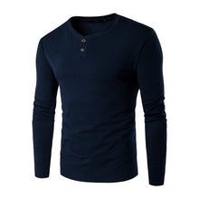 Round Neck T Shirts Camisa Masculina Men's Casual Slim Fit Long Sleeved Large Size T Shirts Menswear Hombre SM6
