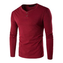Round Neck T Shirts Camisa Masculina Men's Casual Slim Fit Long Sleeved Large Size T Shirts Menswear Hombre SM6