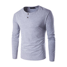 Round Neck T Shirts Camisa Masculina Men's Casual Slim Fit Long Sleeved Large Size T Shirts Menswear Hombre SM6