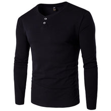 Round Neck T Shirts Camisa Masculina Men's Casual Slim Fit Long Sleeved Large Size T Shirts Menswear Hombre SM6