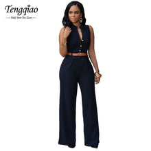 S-XXL White Plus Size Jumpsuits And Rompers For Sleeveless Elegant Jumpsuit Long Pants Party Casual Full Bodysuits SM6