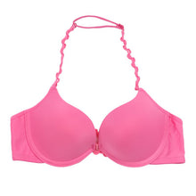 Sexy Women Front Closure Push Up Bra Seamless Underwear Halter-Neck Invisible Bras SM6