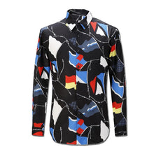 Shirts Hombre Camisa Masculina Men's Casual Slim Fit Long Sleeved Large Size Turn Down Collar Tuxedo Shirts SM6