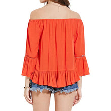 Off The Shoulder Tops For Ruffle Top Long Sleeve t Shirt Slash Neck Cold Shoulder Tops SM6