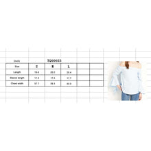 Slash Neck Blue Long Sleeve T Shirt Cotton Top Ruffles Sleeve Off The Shoulder Tops For Wo SM6