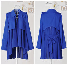 Casual Cardigan Women Chiffon Coat Long Sleeve Turn-down Collar Thin Outerwear Trench Coat with Belt SM6