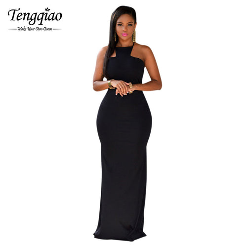 Backless Bandage Formal Dresses Floor Length Maxi Dress Sleeveless Ruffles Long Maxi Dress For Wo SM6