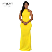 Backless Bandage Formal Dresses Floor Length Maxi Dress Sleeveless Ruffles Long Maxi Dress For Wo SM6