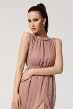 Bohemian Dress Women's Beach Dress Chiffon Split Halter Neck Backless Long Maxi Dress Black Vestidos De Festa SM6