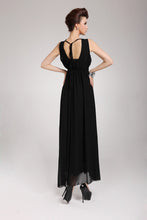 Bohemian Dress Women's Beach Dress Chiffon Split Halter Neck Backless Long Maxi Dress Black Vestidos De Festa SM6