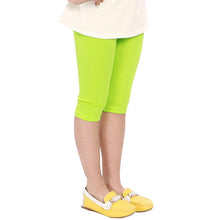 Candy Color Kids Baby Girls Cotton Leggings Pants Children Cropped Capris SM6