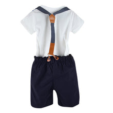 Clothing Sets Baby Sailor Suits For Boys kids Pants  Top Boys Navy Children Clothes 0-5Y LE2 SM6