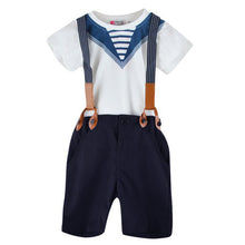 Clothing Sets Baby Sailor Suits For Boys kids Pants  Top Boys Navy Children Clothes 0-5Y LE2 SM6