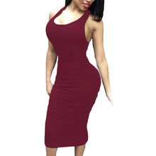 s Backless Bodycon Bandage Dress Black Sexy Bodycon Dress Casual Mid-Calf Off Shoulder Tank Dress SM6