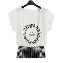 Style Women's Fashion Sexy Striped Dress Casual Long OL Formal Dresses SM6