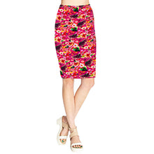 2016 Summer Vintage Fashion Printed Pencil Skirt Midi Women Knee-Length Elastic High Waist Ladies Pattern Skirts #3546 SM6