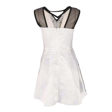 Women Chiffon Casual Dress Print Sleeveless Print Bodycon V Neck Elastic Waist Bohemian Beach Dresses SM6