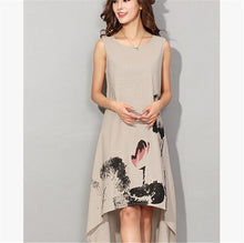 women novelty asymmetrical chiffon dressessleeveless irregular casual dress girl flower print dress vestidos Y4 SM6