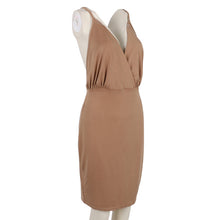 Super Sexy Backless Package Hip Bandage Dress Low-Cut Deep V-neck Tight Harness Nightclub Party Dress Bodycon SM6