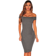 Top  Dress With Sleeves Elegant Black Off Shoulder Dress Bandage Cute Sexy Backless Bodycon Midi Dress SM6