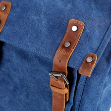 Vintage Women Men Canvas Backpack Crazy Horse Leather Mochila Hombre Large Capacity Retro Satchel School Bag Boys Rucksack SM6