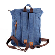 Vintage Women Men Canvas Backpack Crazy Horse Leather Mochila Hombre Large Capacity Retro Satchel School Bag Boys Rucksack SM6