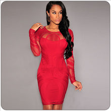 Lace Bodycon Dress Cheap Sexy Dress Club Wear Black Sexy Long Sleeve Dress Mini Short Bodycon Club Dress SM6