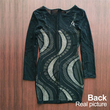 Lace Bodycon Dress Cheap Sexy Dress Club Wear Black Sexy Long Sleeve Dress Mini Short Bodycon Club Dress SM6