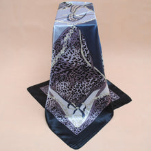 Women Square Satin Kerchief Contrast Ethnic Headband Vintage Shawl Thin Pashmina Bufandas Mujer Shawls and Scarves SM6