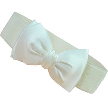 2016 Women Belt Fashion Women Bowknot Elastic Wide Stretch Buckle Waistband Waist Belt Kemerler #108 SM6