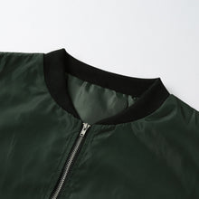 Women Biker Bomber Jacket Short Zipper Slim Coat Women Vintage Outerwear Long Sleeve Tops BlackDark Green SM6