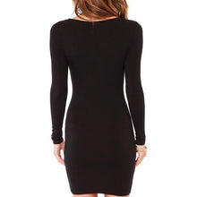 Women Bodycon Pencil Dresses Sexy Casual dress Fashion elegent Vestidos Long Sleeve Dress SM6