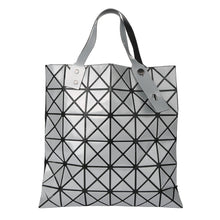 Women Shoulder Bag Geometric Plaid Foldable Bag Adjustable Handle Casual Tote Bag GreyWhiteBlack Folding Bags SM6