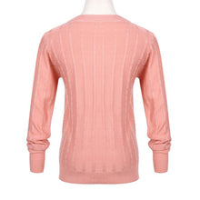 Women Lady Long Sleeve Round Neck Twisted Knit Sweater Pullover Jumper Tops SM6