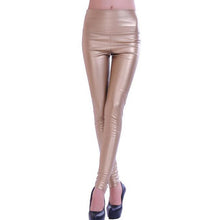 Women Leggings Faux Leather Slim Leggings Plus Size High Elasticity Sexy Pants Leggins Leather Boots Leggings SM6
