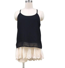 2016 Women Tops Lace Stitching Tank Tops O-Neck Sleeveless Halter Top Vest Free Shipping#3546 SM6