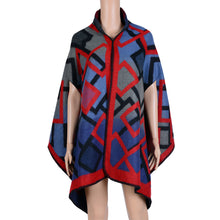 Women Polyester Square Scarf Pashminas Bordadas Long Scarf Poncho Square Print Armhole Cape Shawl Scarves Pashmina SM6