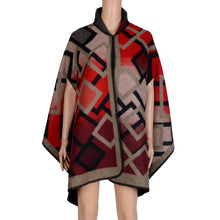 Women Polyester Square Scarf Pashminas Bordadas Long Scarf Poncho Square Print Armhole Cape Shawl Scarves Pashmina SM6