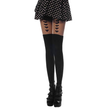 2016 fashion women stockings loving heart printed tights pantyhose pantys mujer patchwork girl's tights sexy pantyhose #6654 SM6