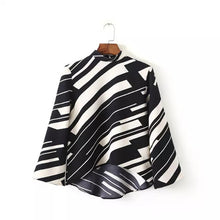 Autumn New Shirt Fashion Full Sleeve Casual Plus Size Female Women Blouse Stand Plus Size Patchwork Zip-up Tops 72089 SM6